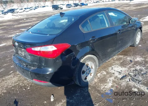2014 Kia Forte Lx из США, поврежденный, VIN KNAFK4A6XE5053729